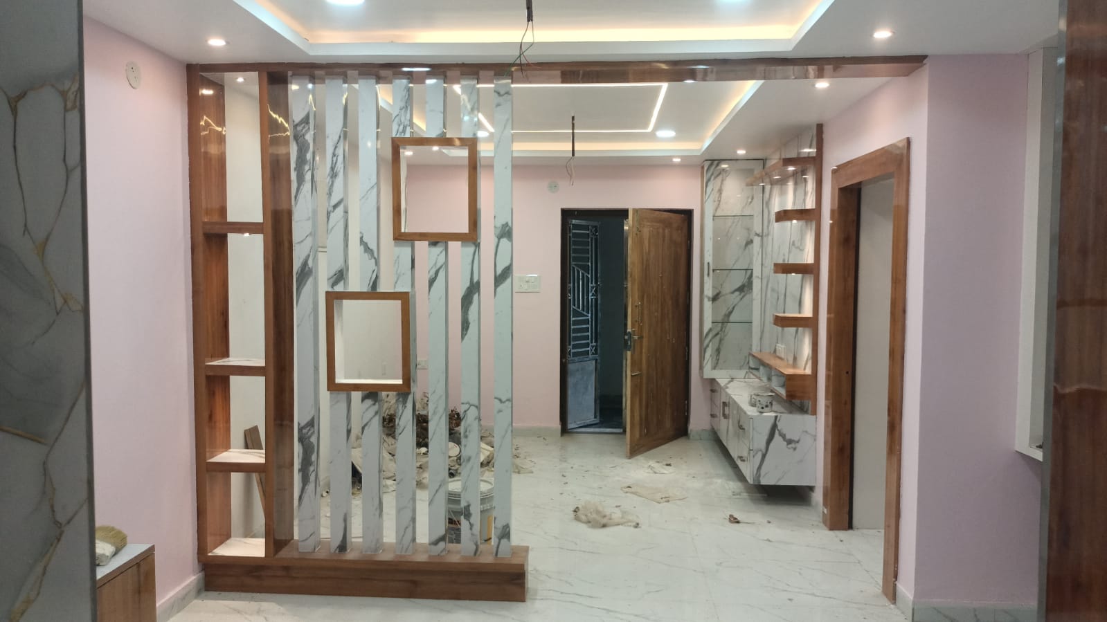 Marble Foyer Partition